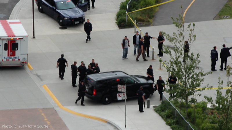 Police shooting at Science World Vancouver